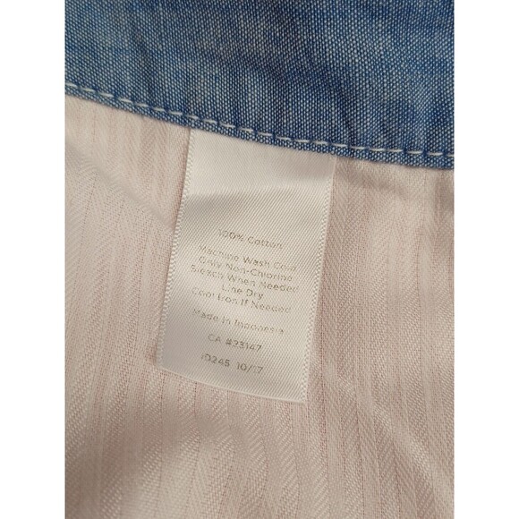 Ladies Talbots Perfect Crop Red White Striped Seersucker Capri Cropped Pants 10P - Picture 7 of 8